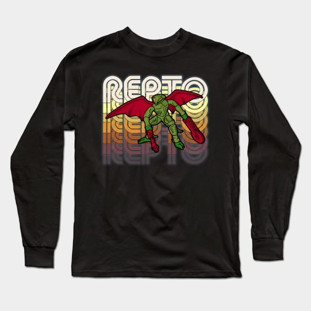 Repto! Long Sleeve T-Shirt by Doc Multiverse Designs